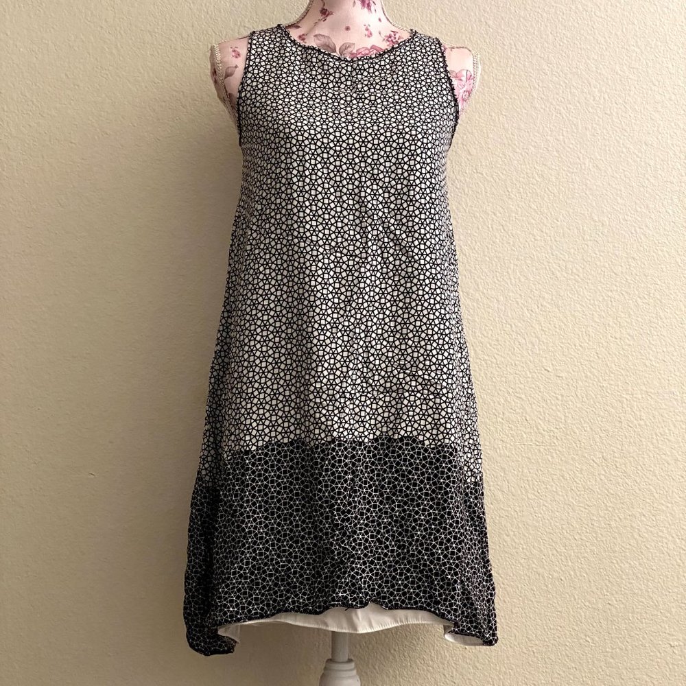 Studio M sz:xs Black & White Contrast Shift Dress - Picture 10 of 11